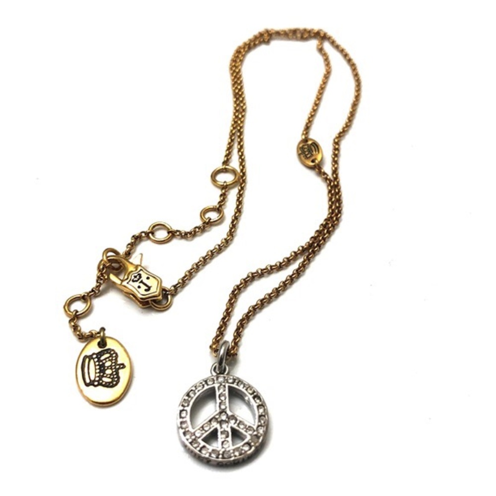 Juicy Couture Peace Sign Necklace